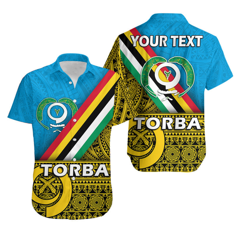 Custom Personalised Vanuatu Torba Province Day Hawaiian Shirt Torba Flag Color Style