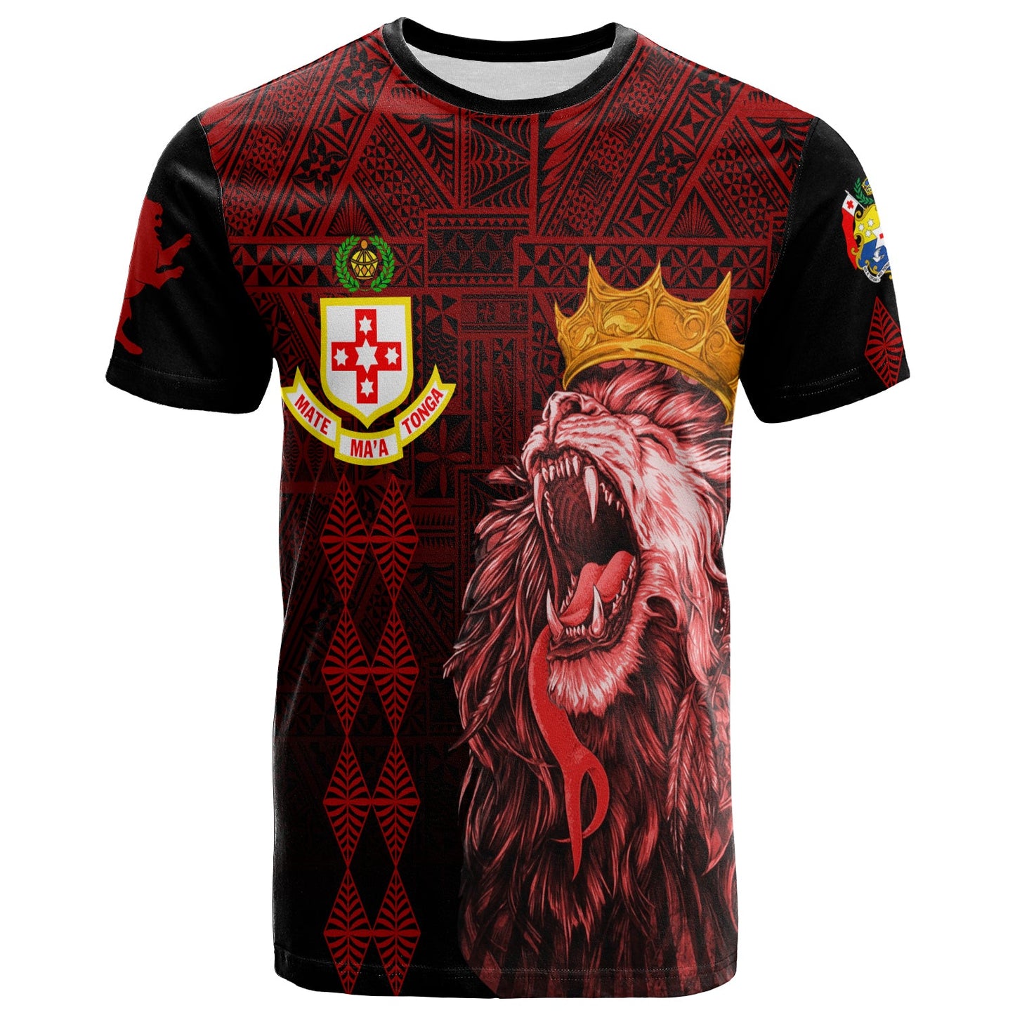 Kolisi Tonga 'Atele Old Boys T Shirt Red Lions