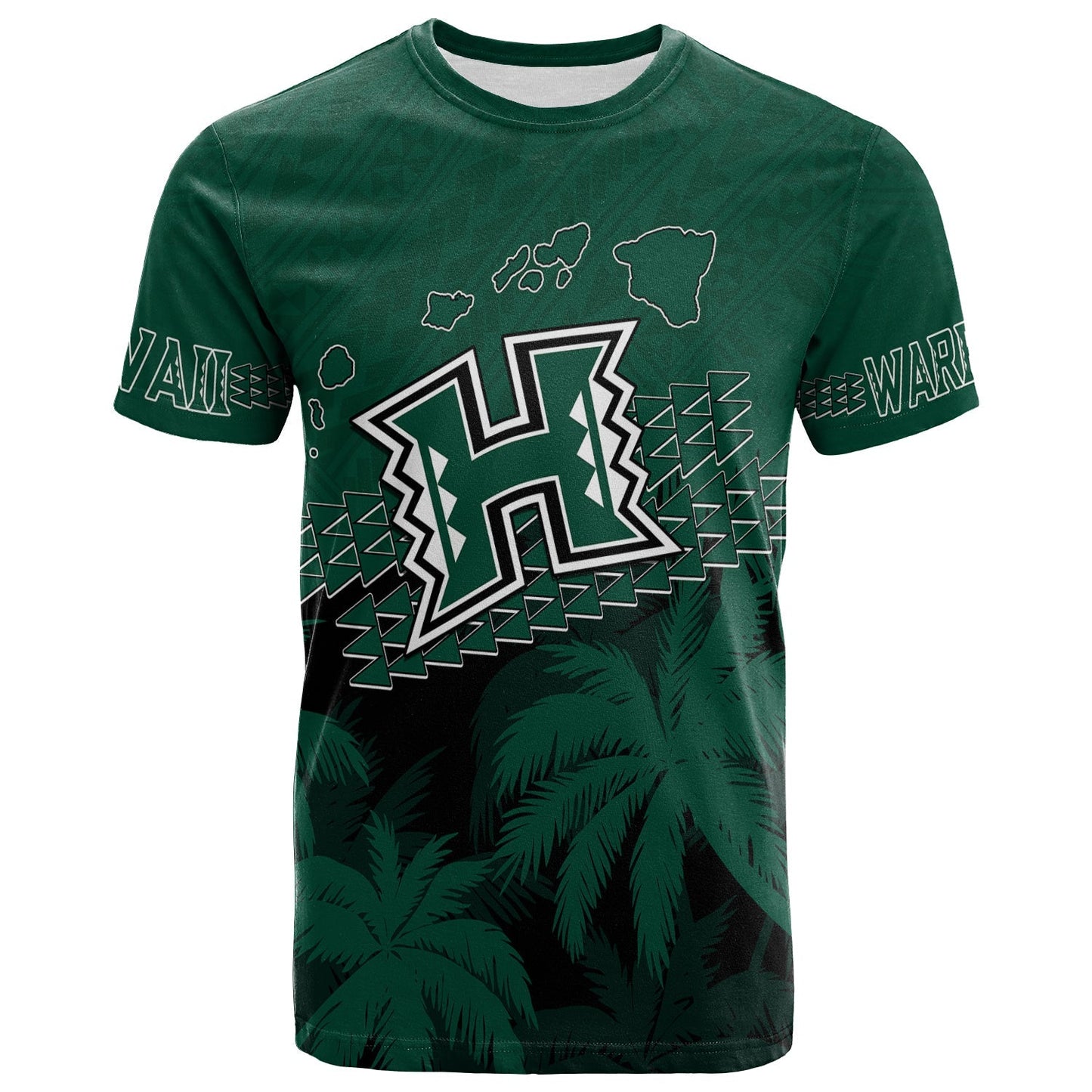 Hawaii Rainbow Warriors T Shirt Laau Pama