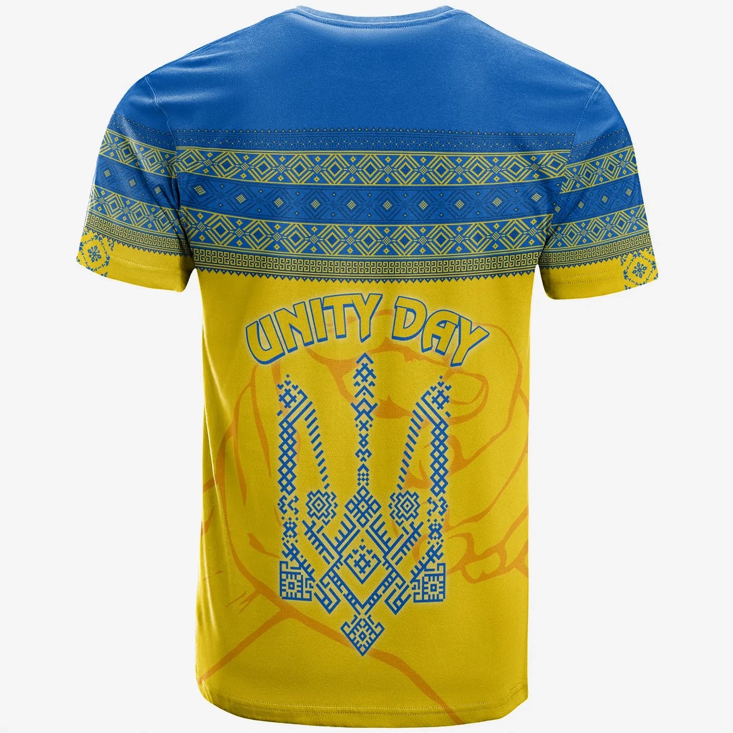Ukraine Unity Day T Shirt Folk Style