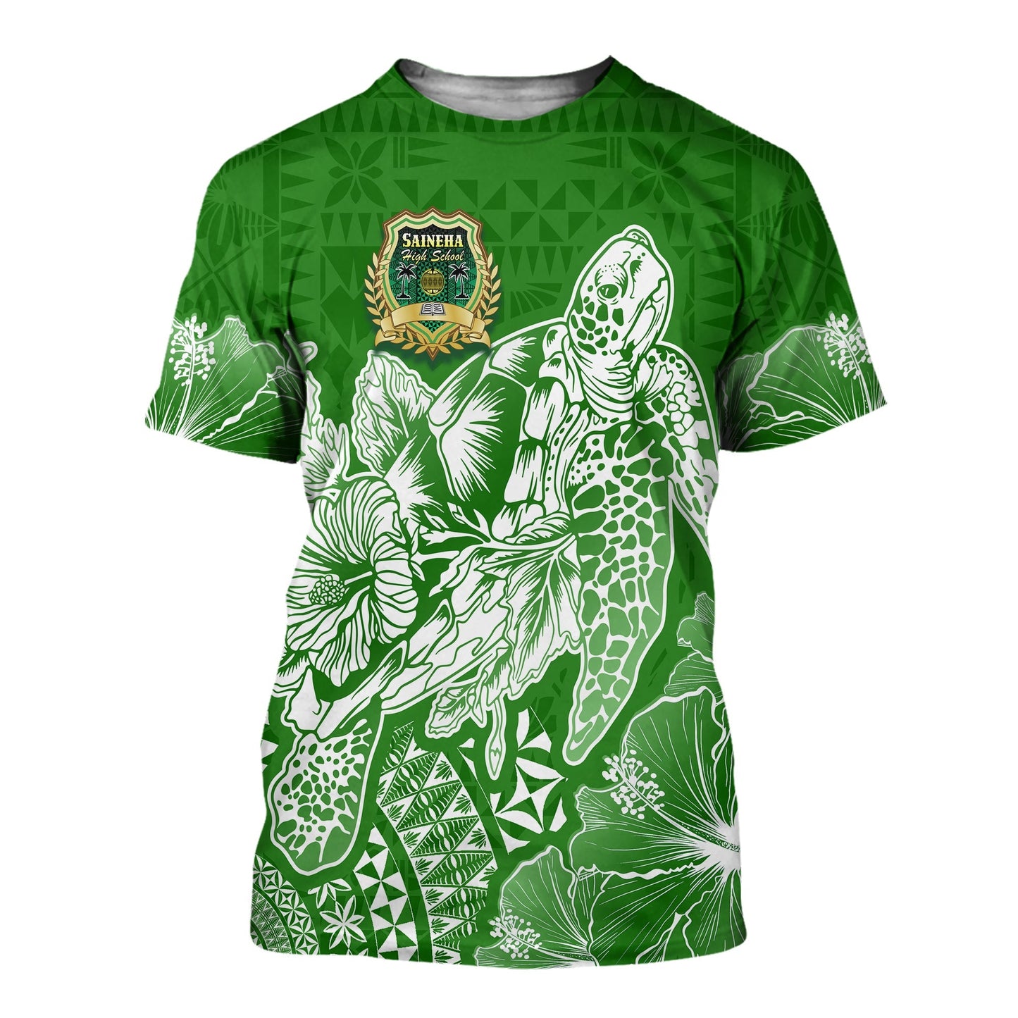 Saineha High School Tonga T Shirt Kupesi Style - Ver02