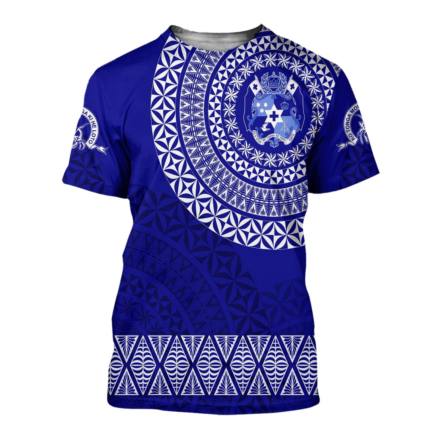 Queen Salote College Tonga T Shirt Kupesi Style - Ver03