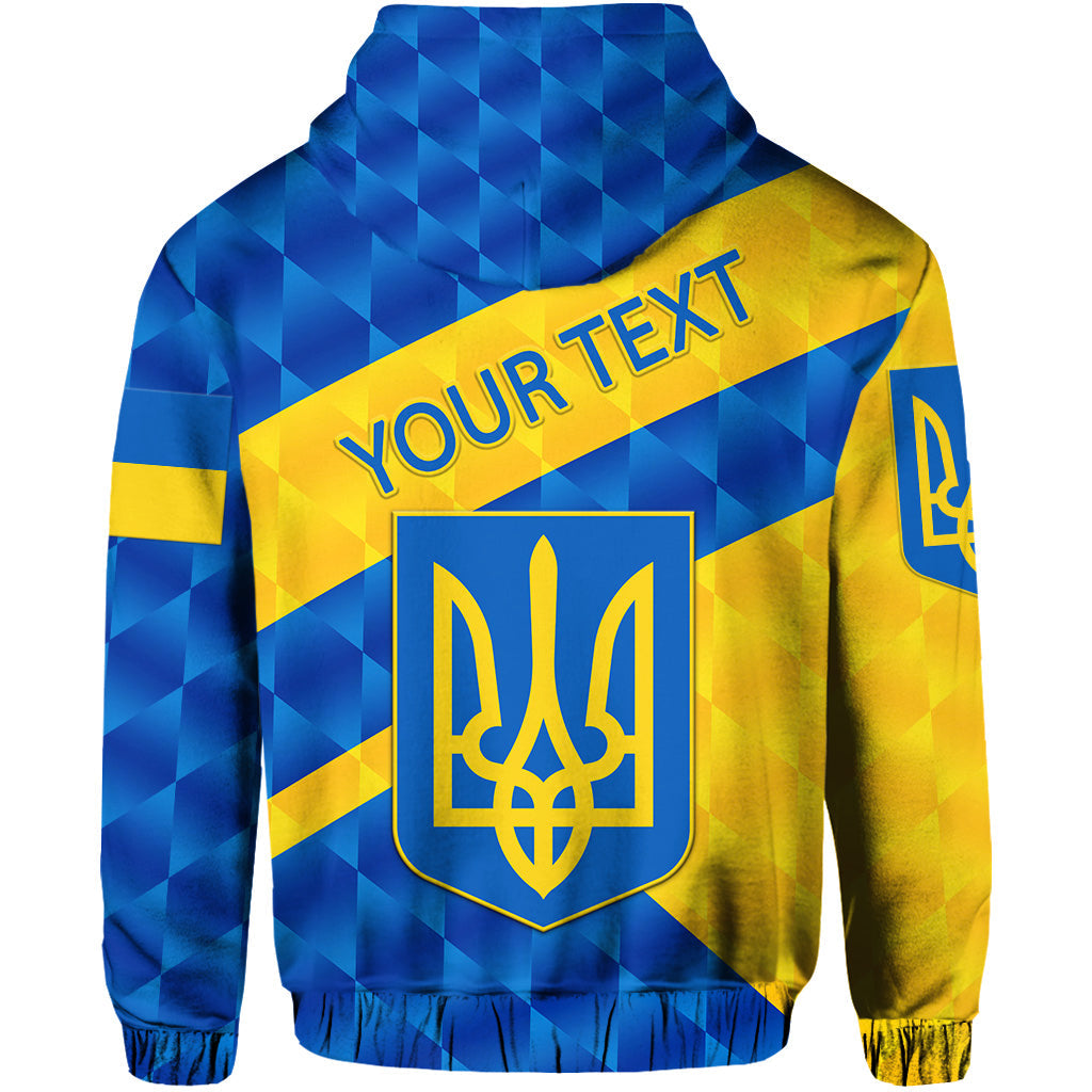 Custom Ukraine Hoodie Sporty Style