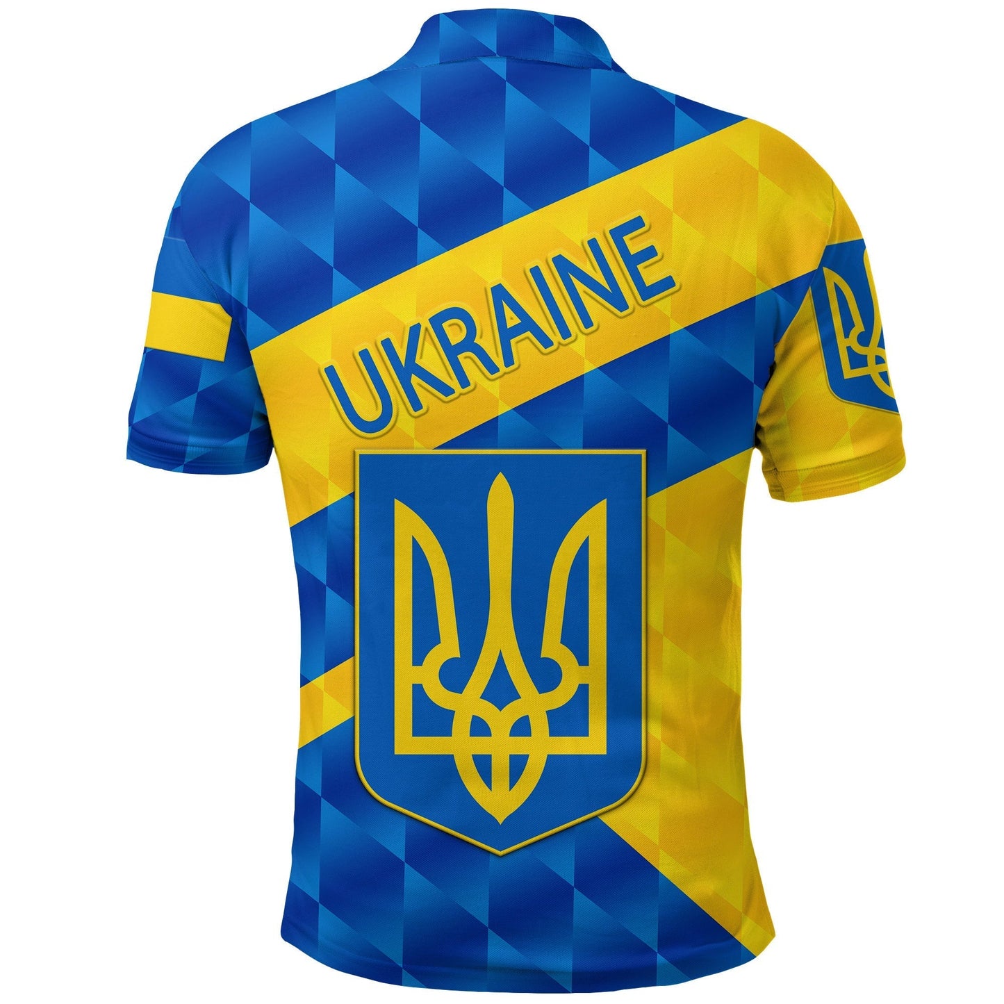 Ukraine Polo Shirt Sporty Style