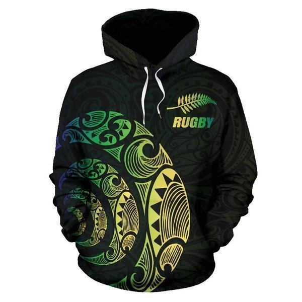 Light Maori Rugby New Zealand Hoodie