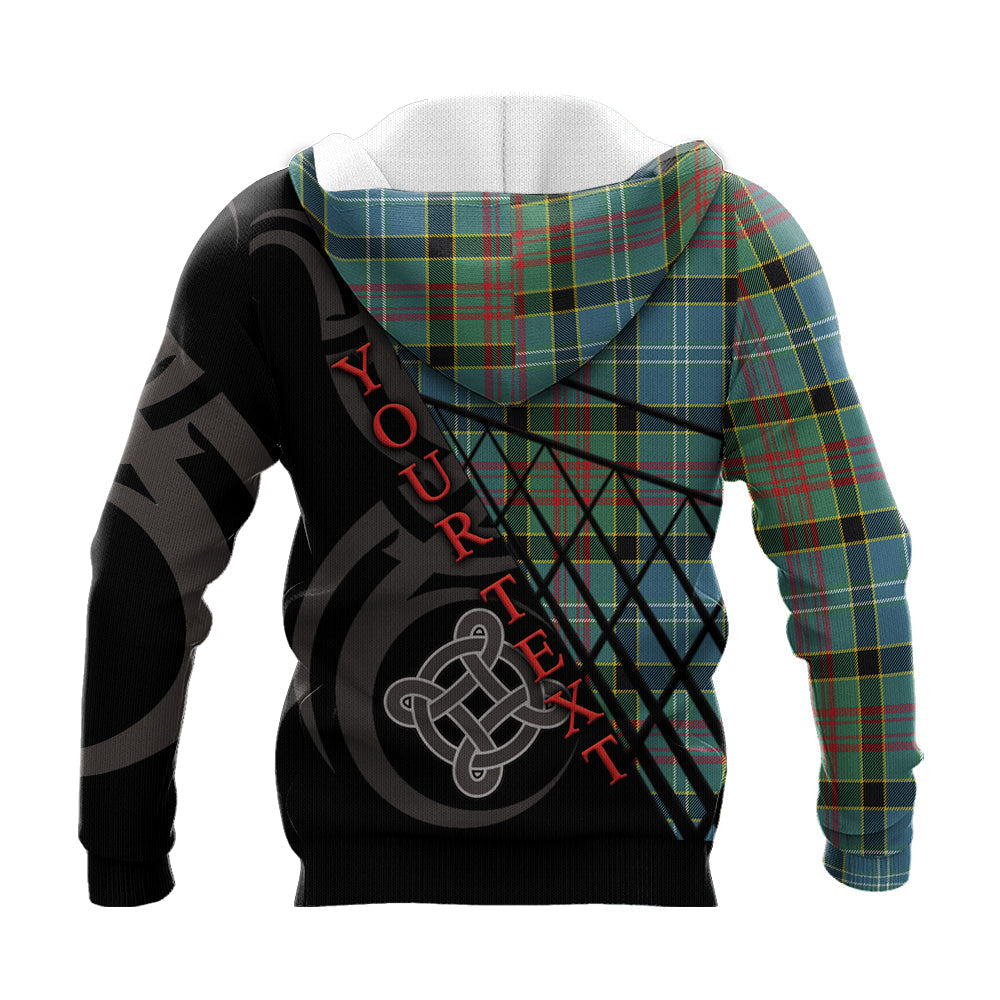 Printivon Walkinshaw Knitted Hoodie Pattern Celtic Custom Text