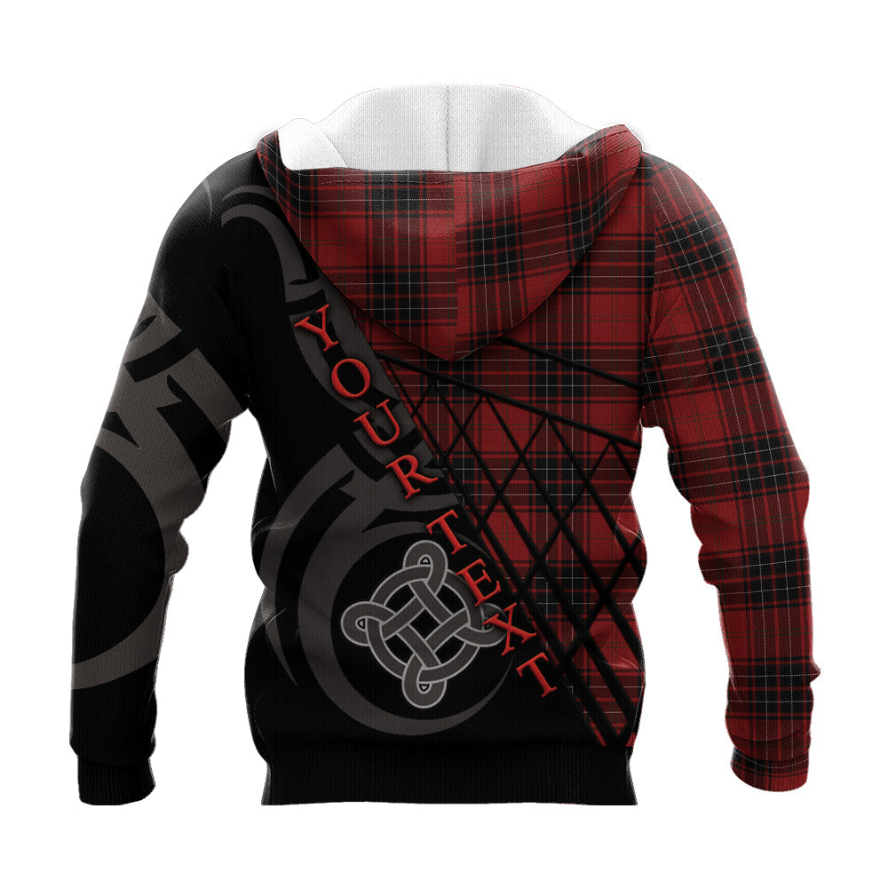 Printivon Wemyss Knitted Hoodie Pattern Celtic Custom Text
