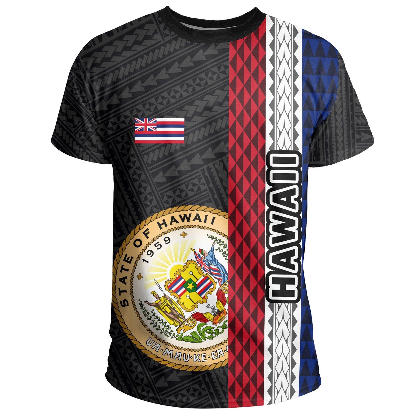 Hawaii Polynesian Seal Of Hawaii T Shirt Hawaii Culture White
