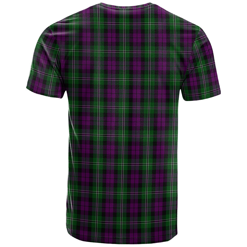 Printivon Wilson Clan DNA In Me Tartan Crest T Shirt