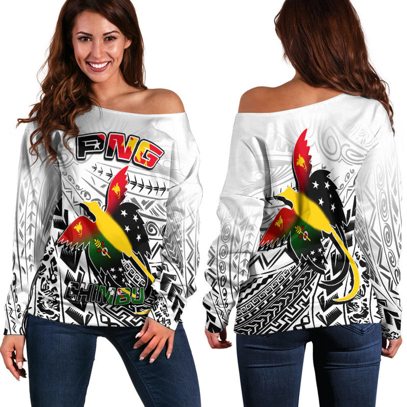 Papua New Guinea And Chimbu Province Off Shoulder Sweater