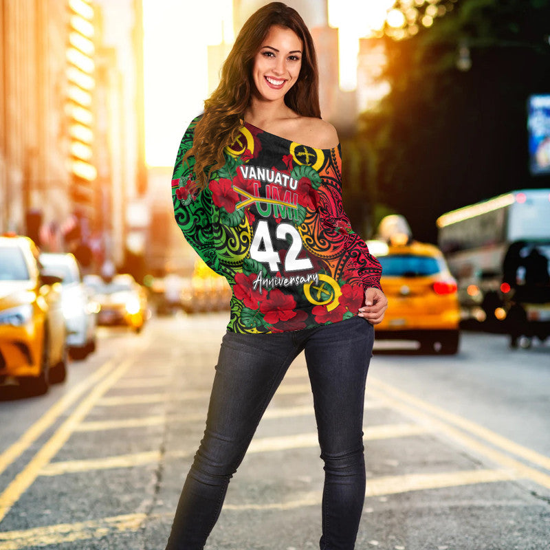 Vanuatu Yumi 42 Off Shoulder Sweater