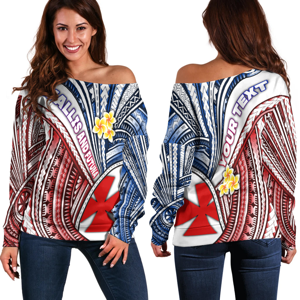 (Custom Personalised) Wallis And Futuna Women Off Shoulder Polynesian Style