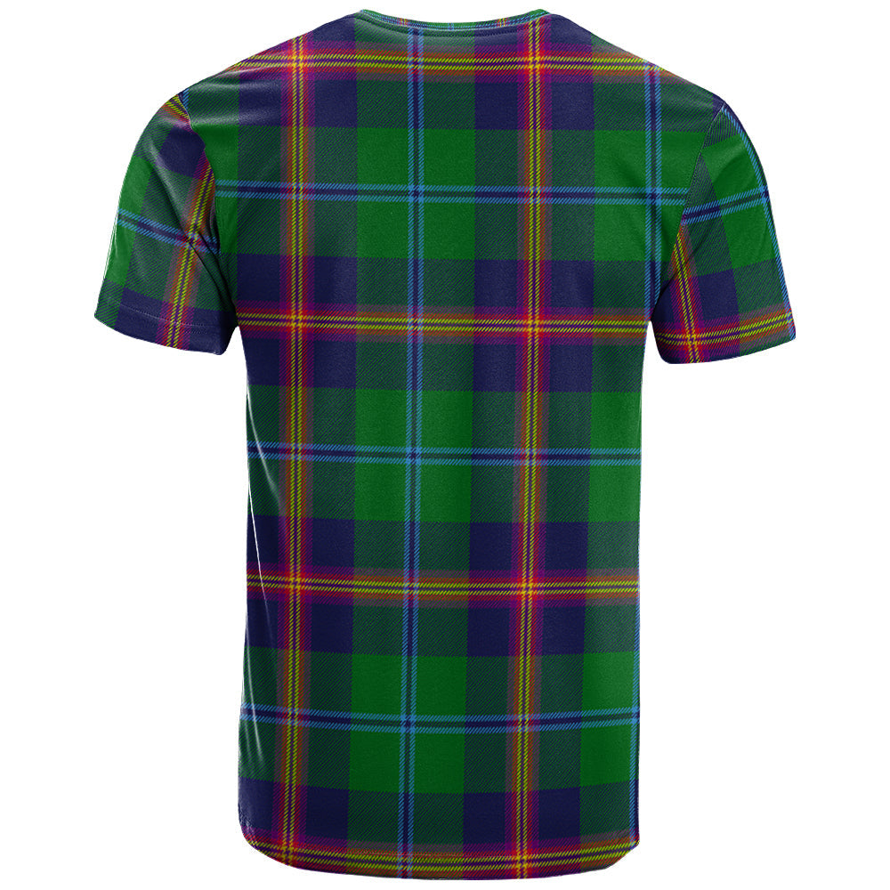 Printivon Young Modern Clan DNA In Me Tartan Crest T Shirt
