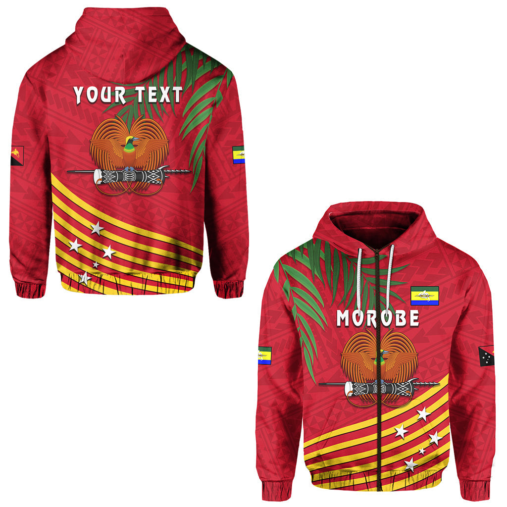 ( Personalised) Morobe Province Zip Hoodie Coconut PNG