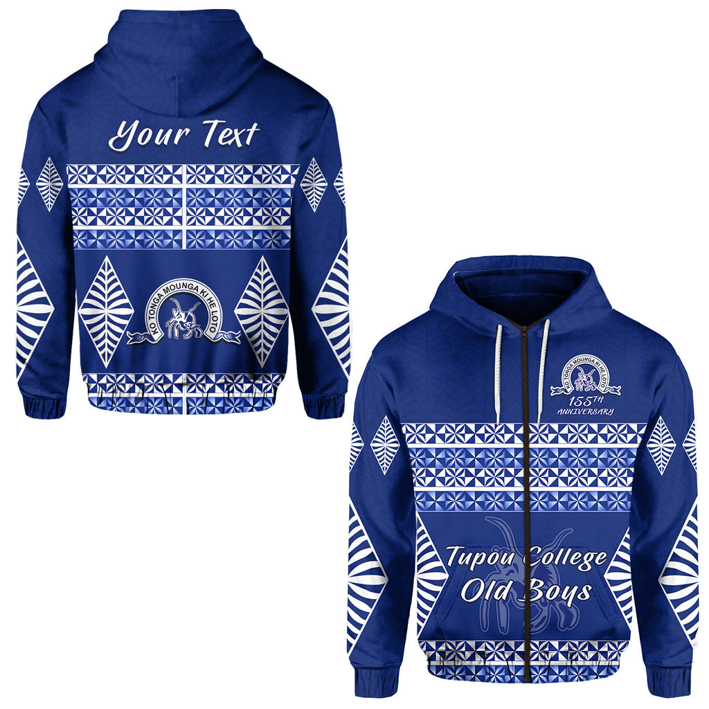 ( Personalised) Old Boys of Tupou College Zip Hoodie 155th Anniversary