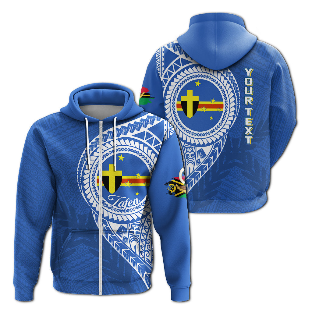 ( Personalised) Vanuatu Tafea Province Zip Up Hoodie Tafea Emblem