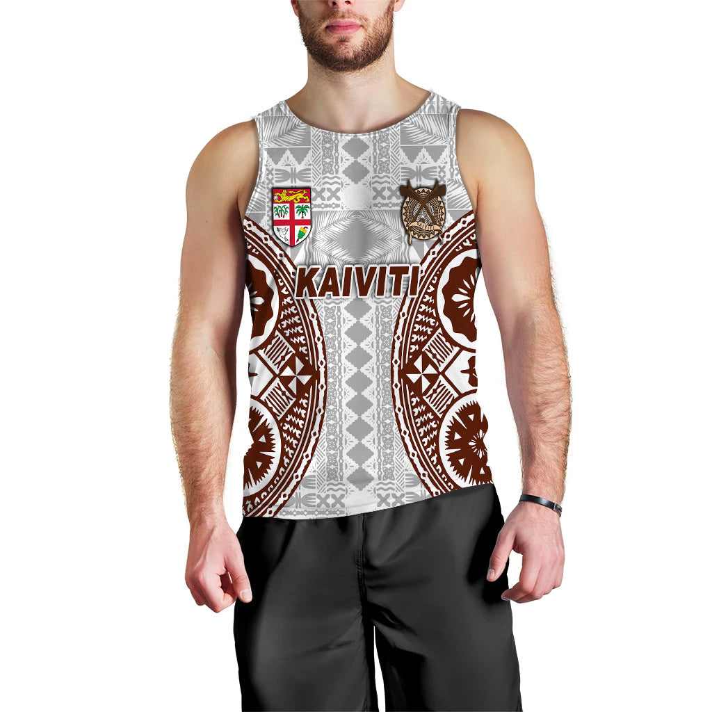 Fiji Kaiviti Tapa Pattern Men Tank Top