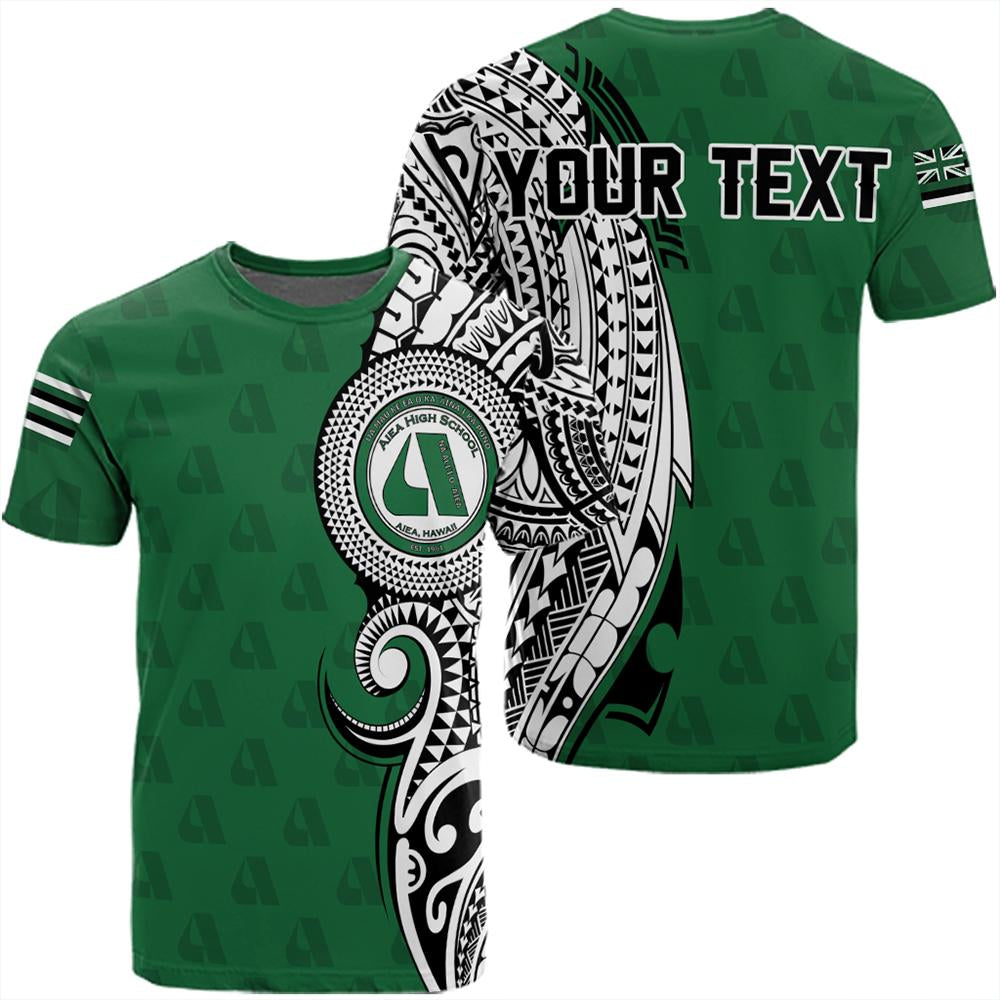 (Personalized) Hawaii Aiea High Tribal Kakau T-shirt AH