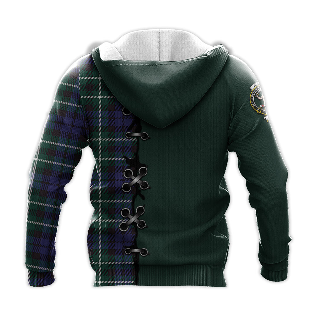 Printivon Allardice Tartan Hoodie Lion Rampant And Celtic Thistle Style
