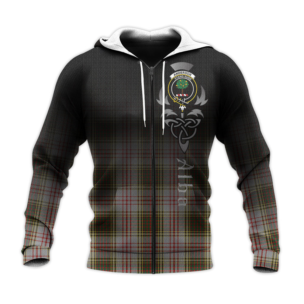 Printivon Anderson Dress Tartan Crest Alba Celtic Hoodie