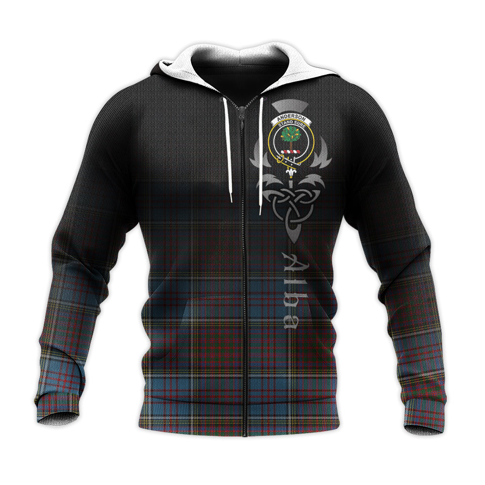 Printivon Anderson Highland Society Of London Tartan Crest Alba Celtic Hoodie
