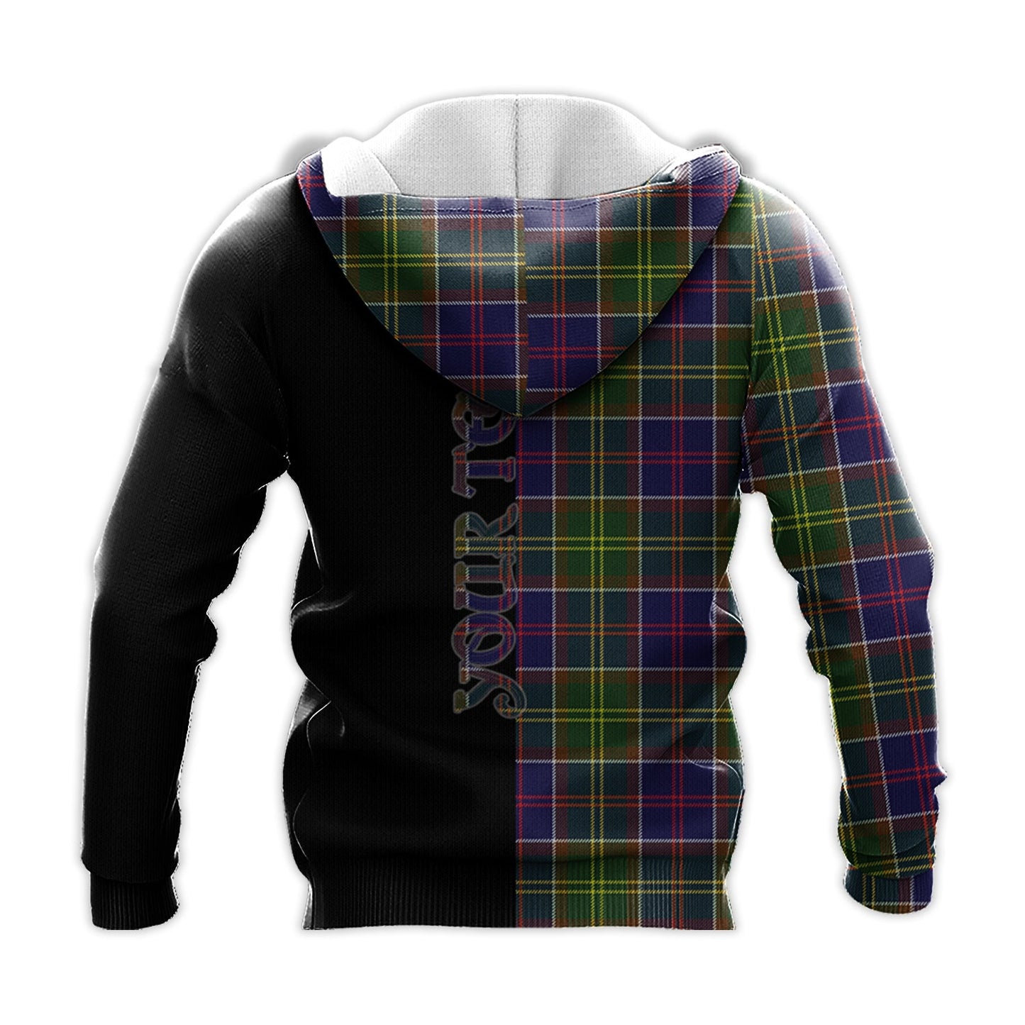 Printivon Arnott Tartan Personalize Half Hoodie