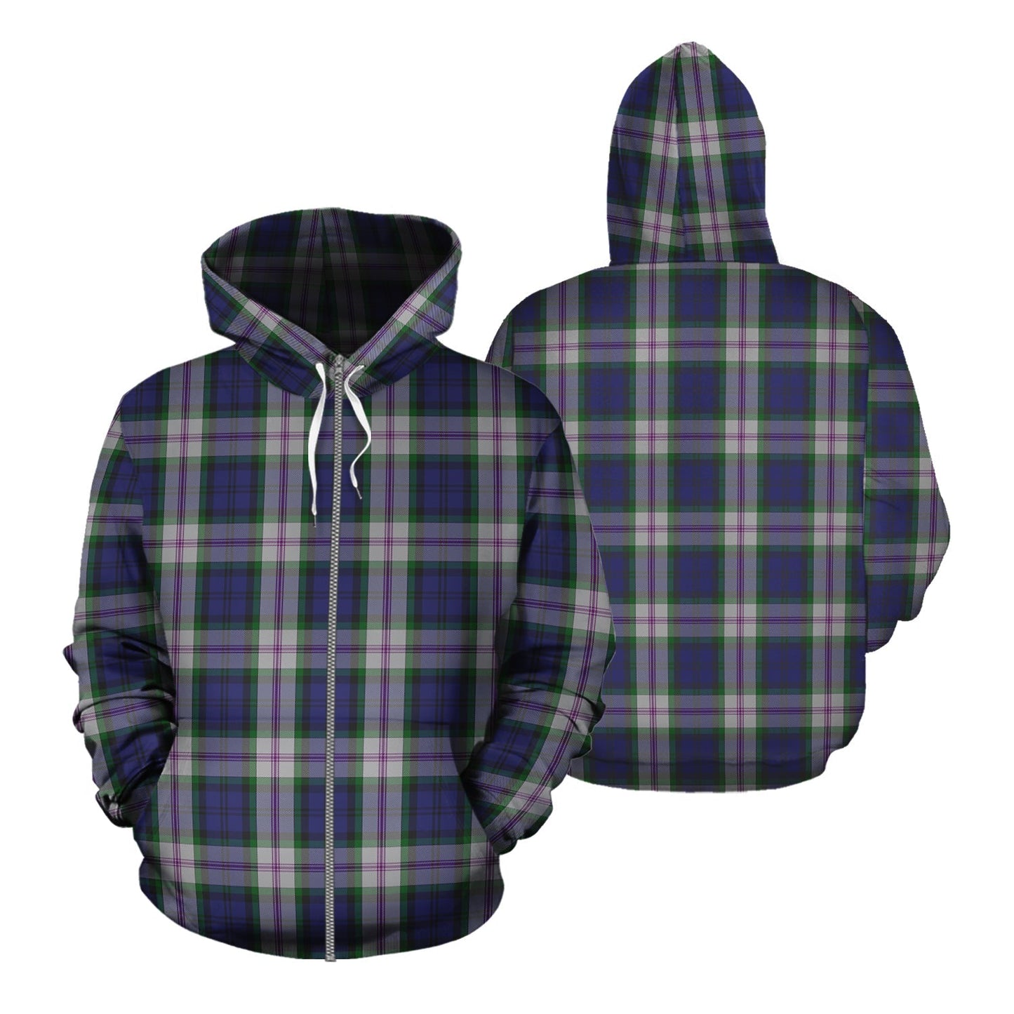 Printivon Baird Dress Tartan Hoodie