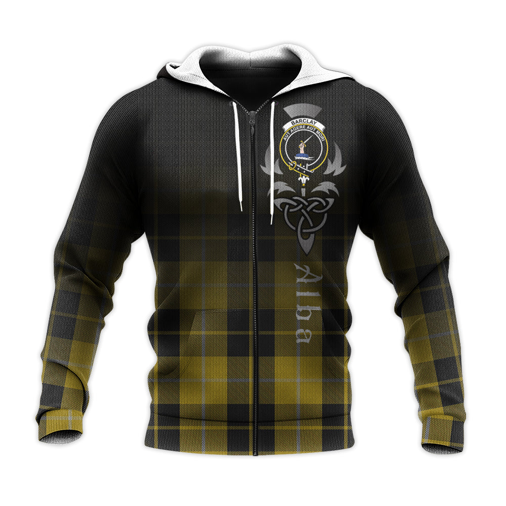 Printivon Barclay Dress Tartan Crest Alba Celtic Hoodie