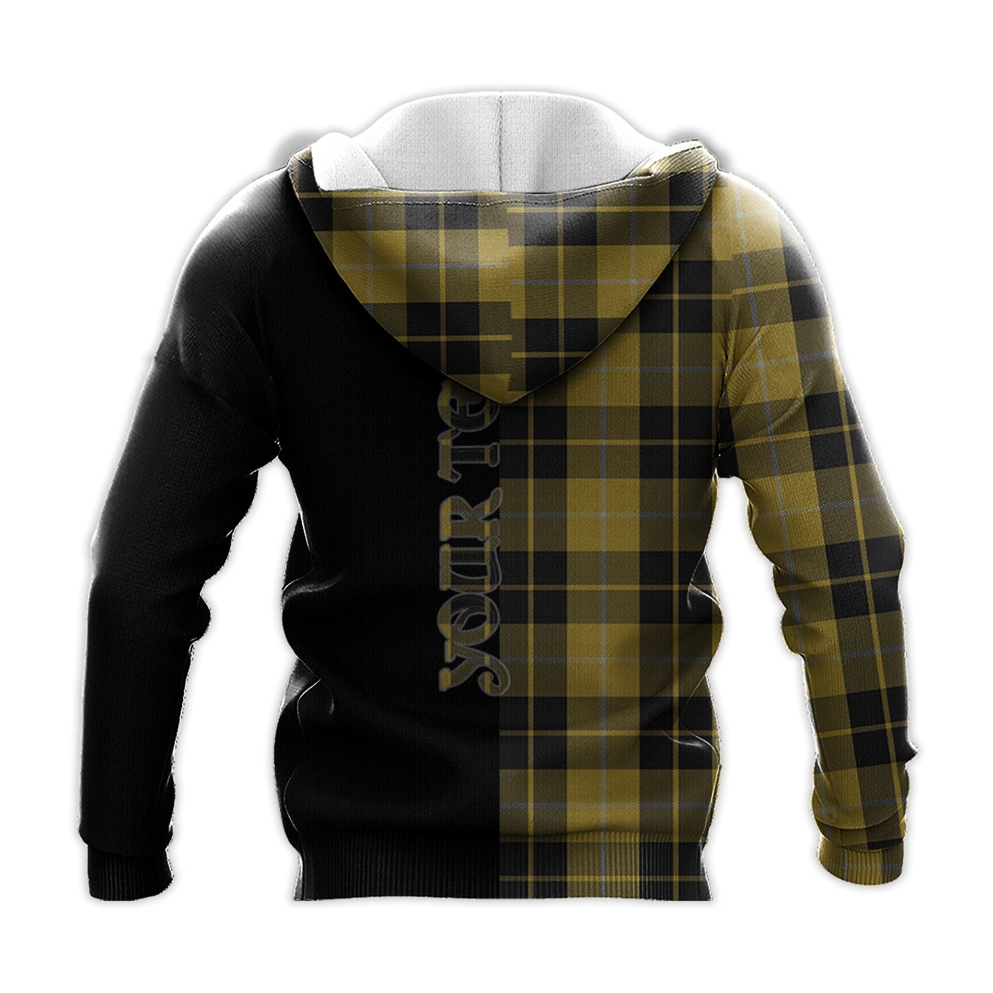 Printivon Barclay Dress Tartan Personalize Half Hoodie