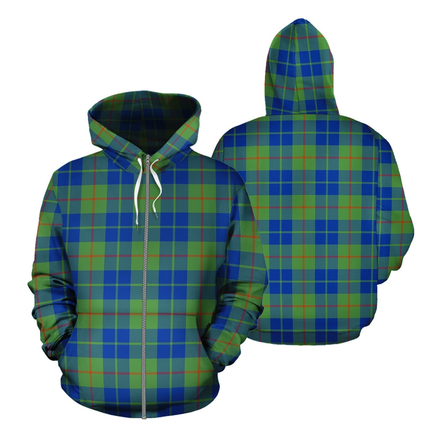 Printivon Barclay Hunting Ancient Tartan Hoodie