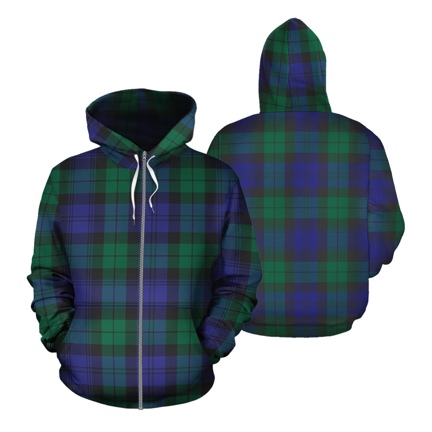 Printivon Black Watch Modern Of Canada Tartan Hoodie