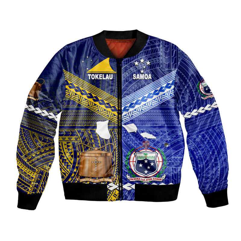 Samoa And Tokelau Bomber Jacket Together