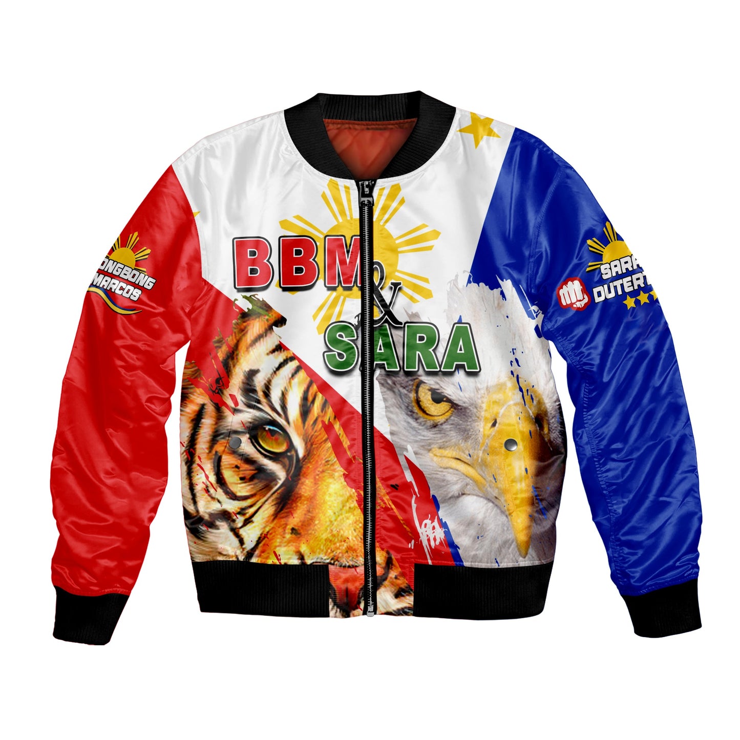Philippines Bomber Jacket BBM AND SARA Tiger Eagles