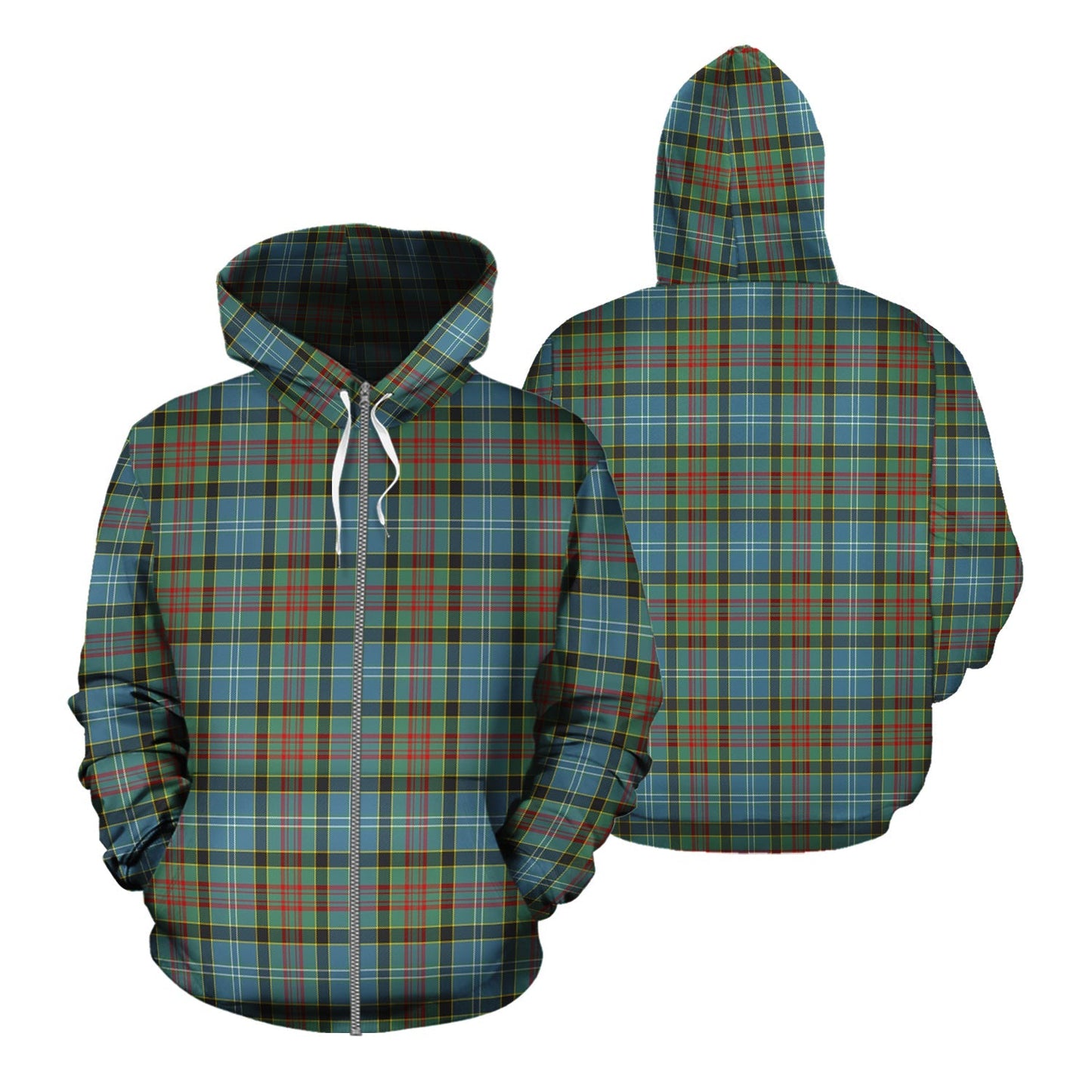 Printivon Brisbane Modern Tartan Hoodie