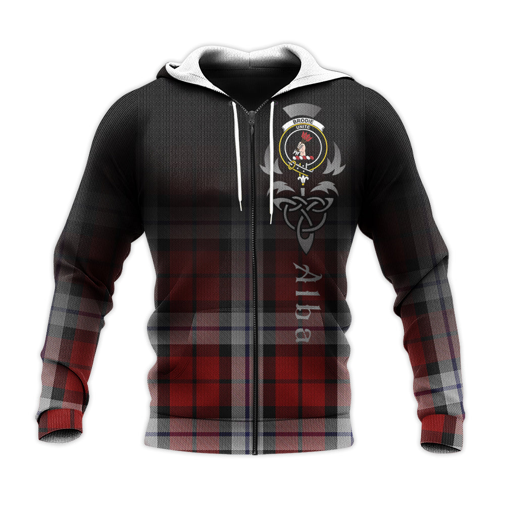 Printivon Brodie Dress Tartan Crest Alba Celtic Hoodie