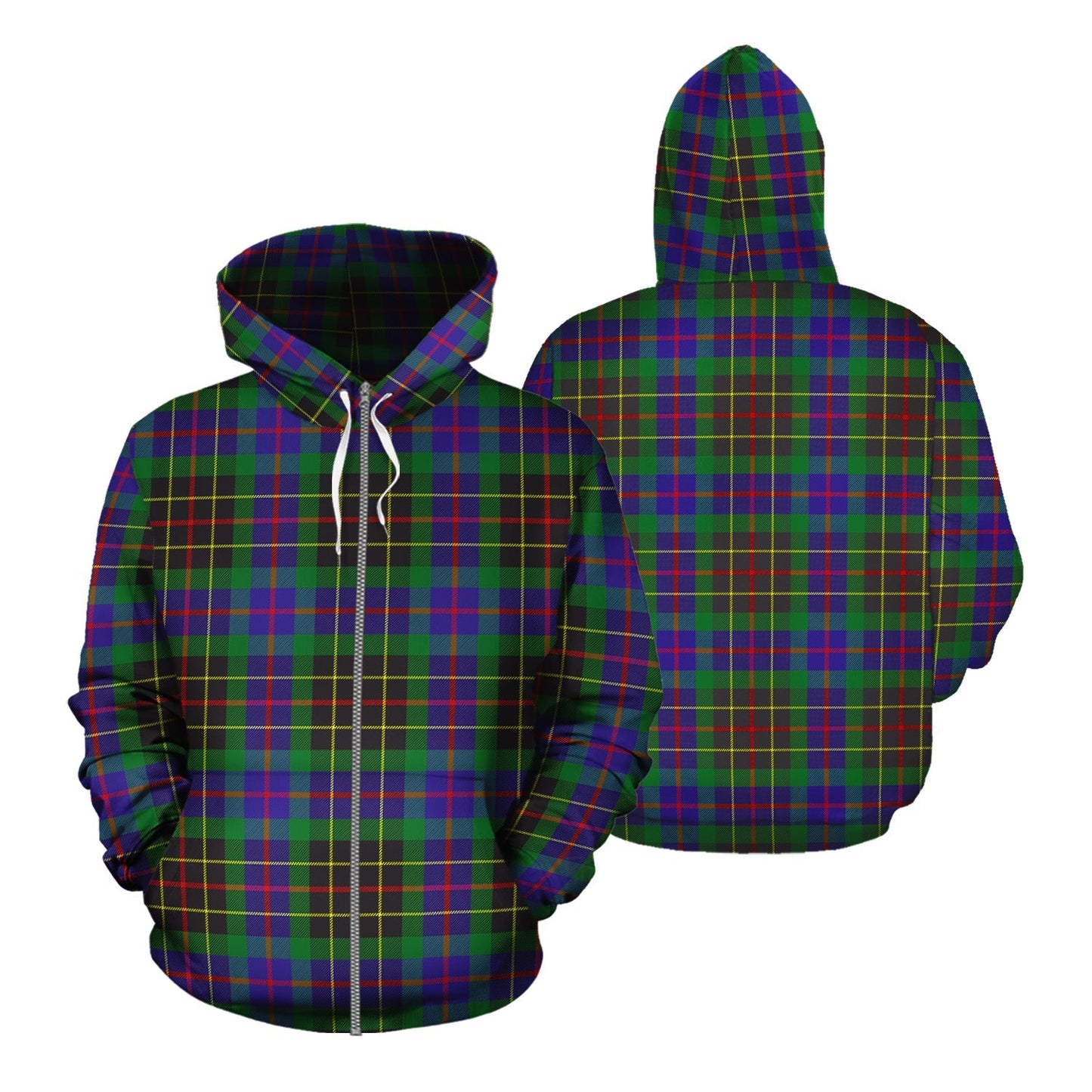 Printivon Brodie Hunting Modern Tartan Hoodie