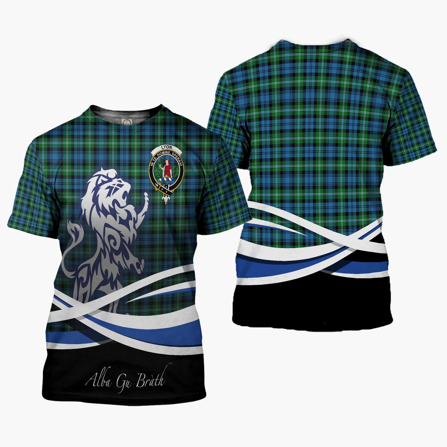 Printivon Lyon Clan Crest Alba Gu Brath T Shirt Scotland Gift