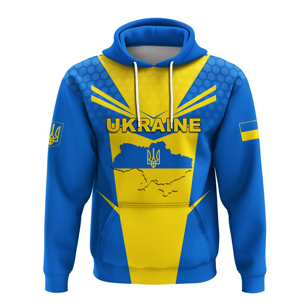 Custom Ukraine Map Legend Hoodie