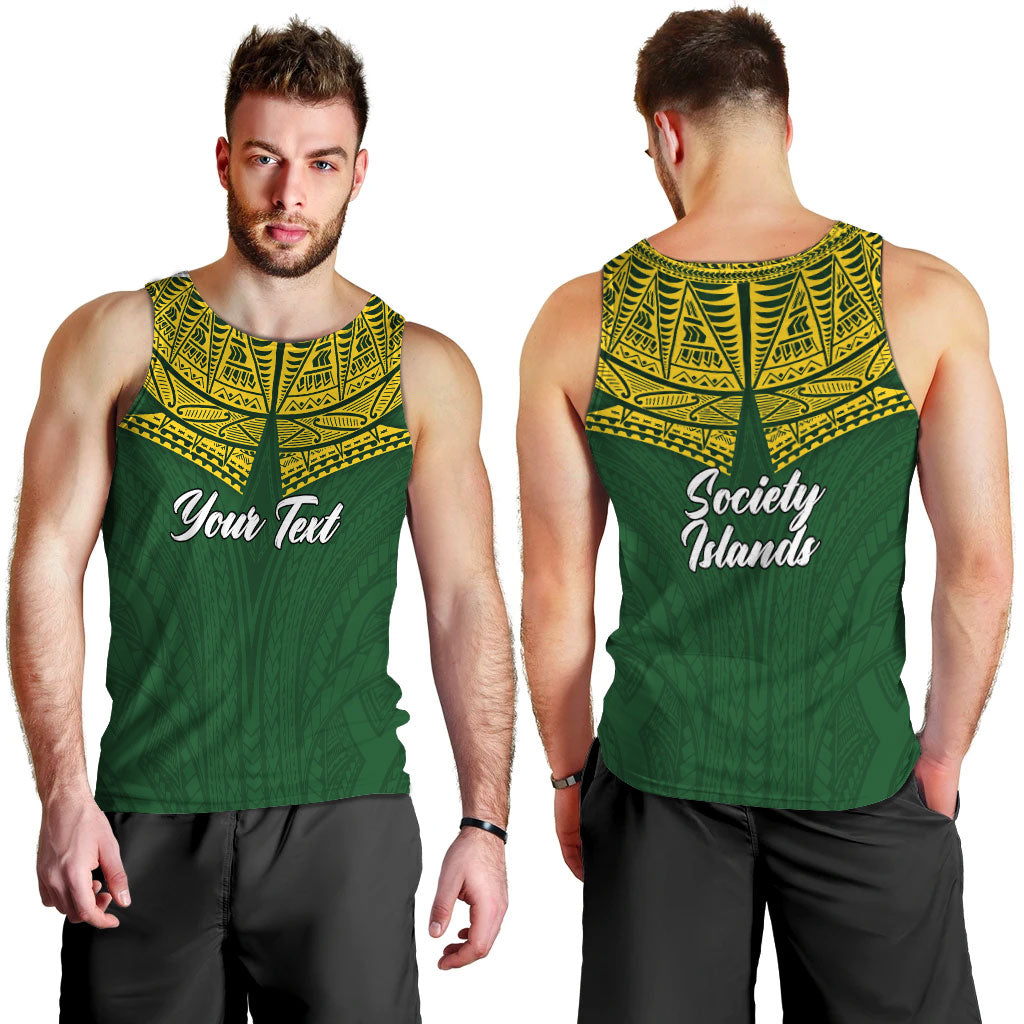Custom Personalised Society Islands Pride Men Tank Top