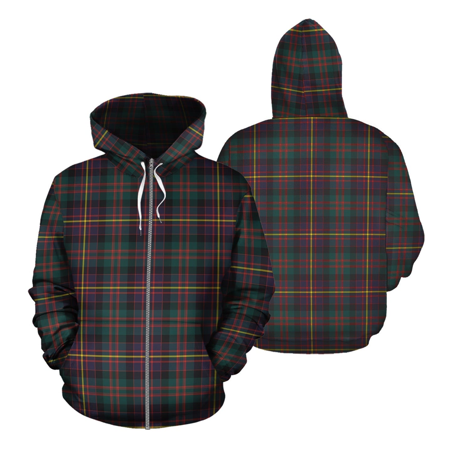 Printivon Cameron Highlanders Of Ottawa Tartan Hoodie