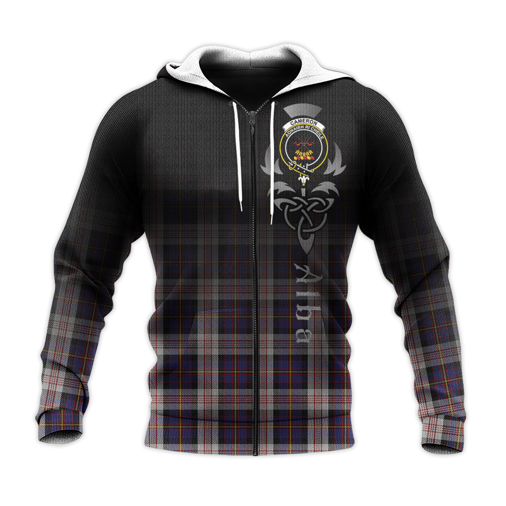 Printivon Cameron Of Erracht Dress Tartan Crest Alba Celtic Hoodie