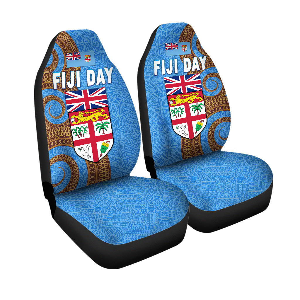 Fiji Day Car Seat Cover Independence Anniversary Simple Style