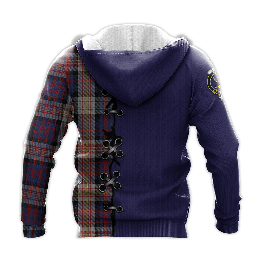 Printivon Carnegie Tartan Hoodie Lion Rampant And Celtic Thistle Style