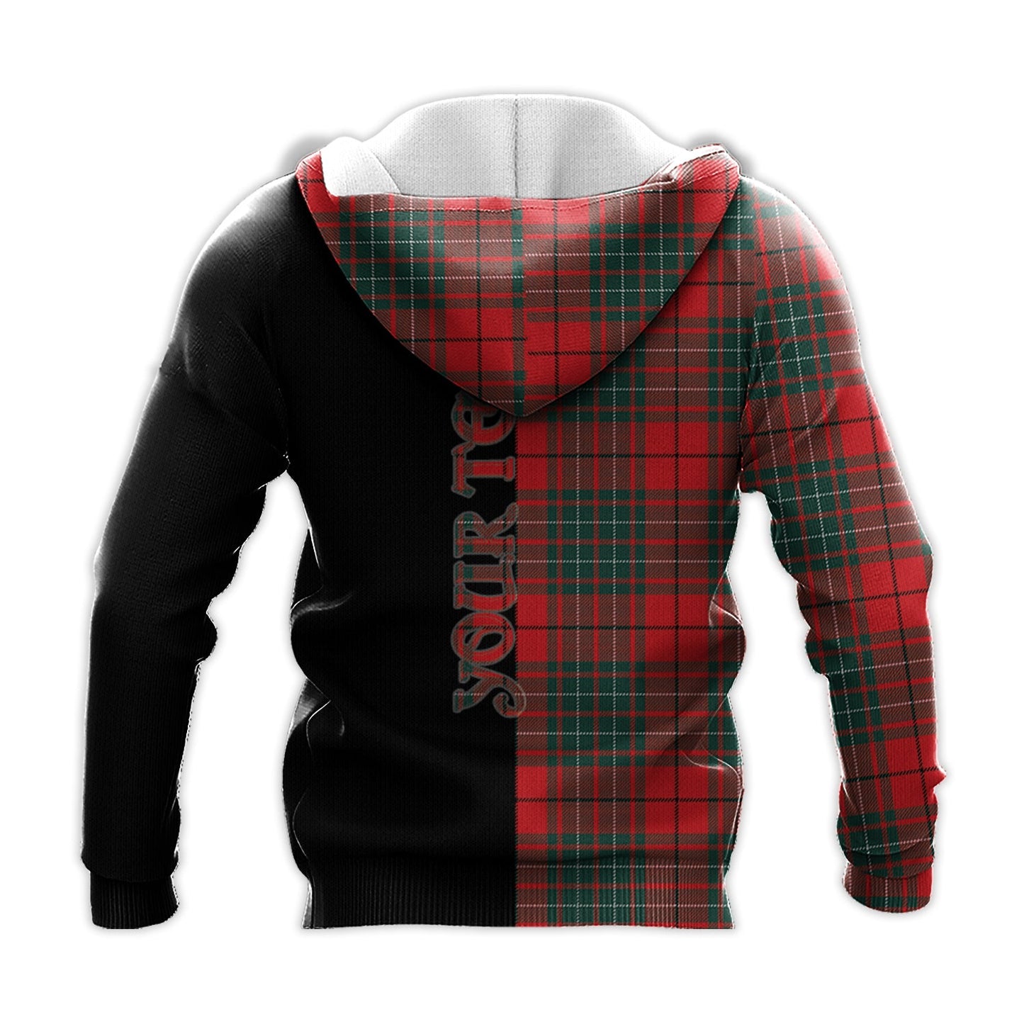 Printivon Cheyne Tartan Personalize Half Hoodie