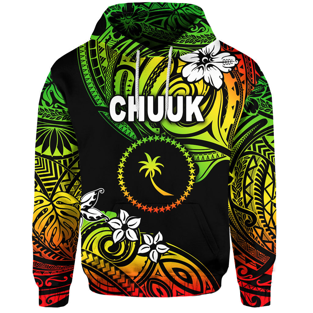 FSM Chuuk Hoodie Unique Vibes Reggae