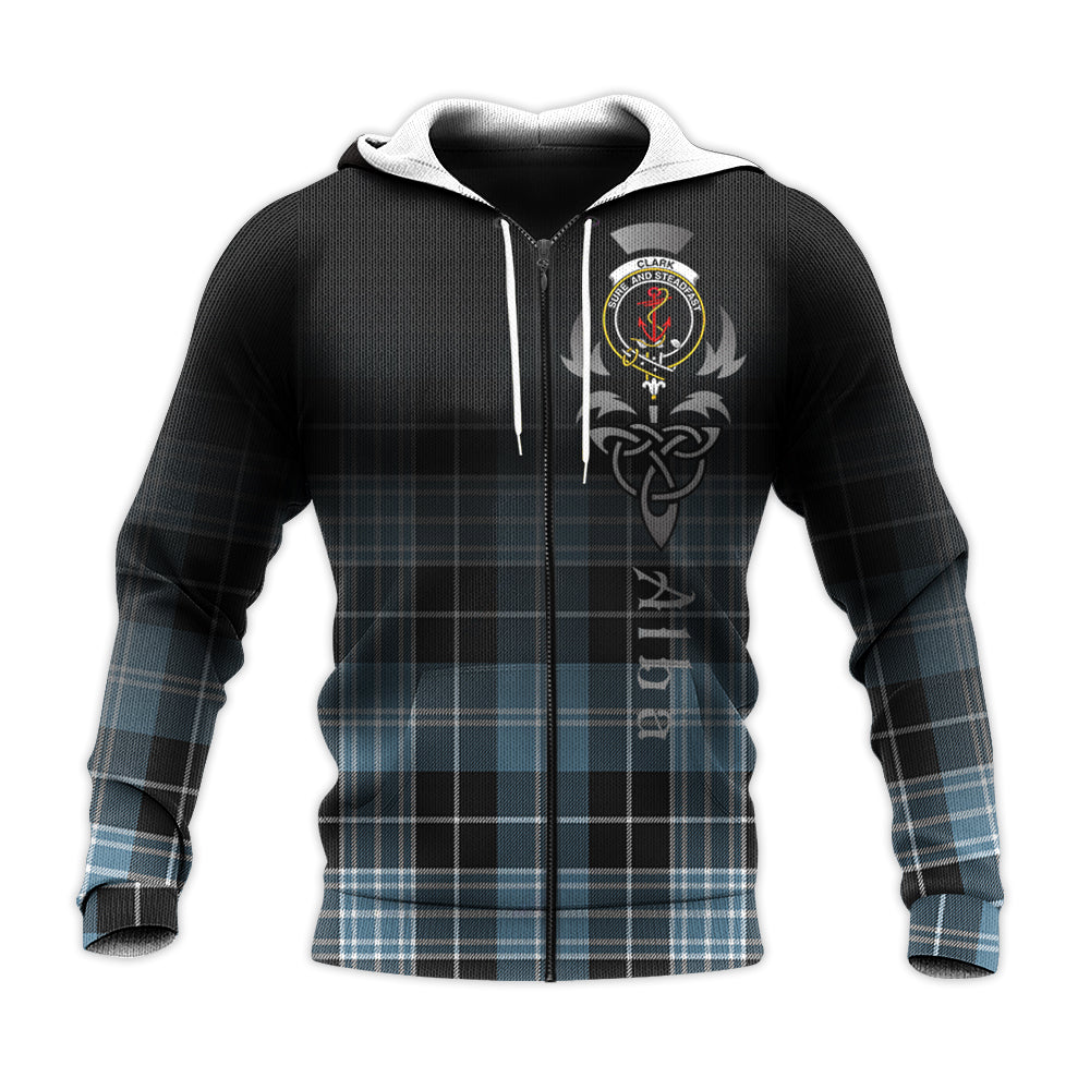 Printivon Clark Ancient Tartan Crest Alba Celtic Hoodie