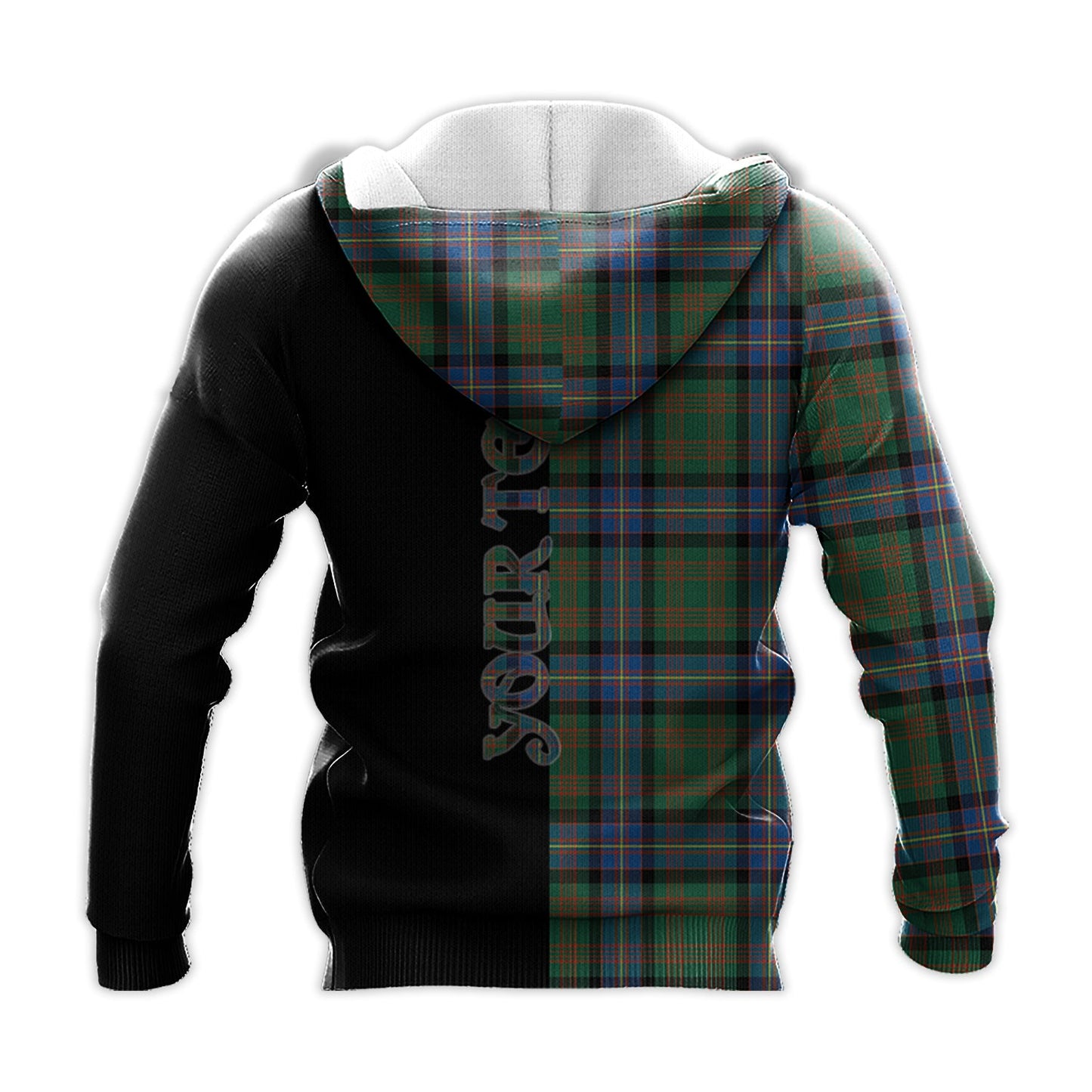 Printivon Cochrane Ancient Tartan Personalize Half Hoodie
