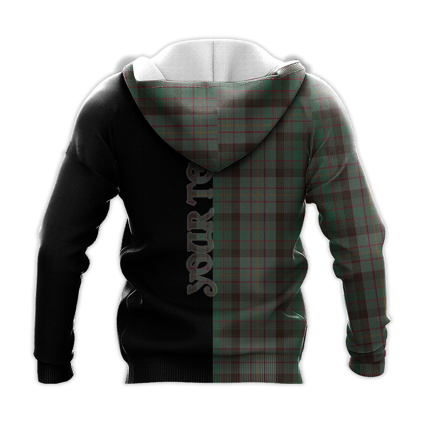 Printivon Cochrane Hunting Tartan Personalize Half Hoodie