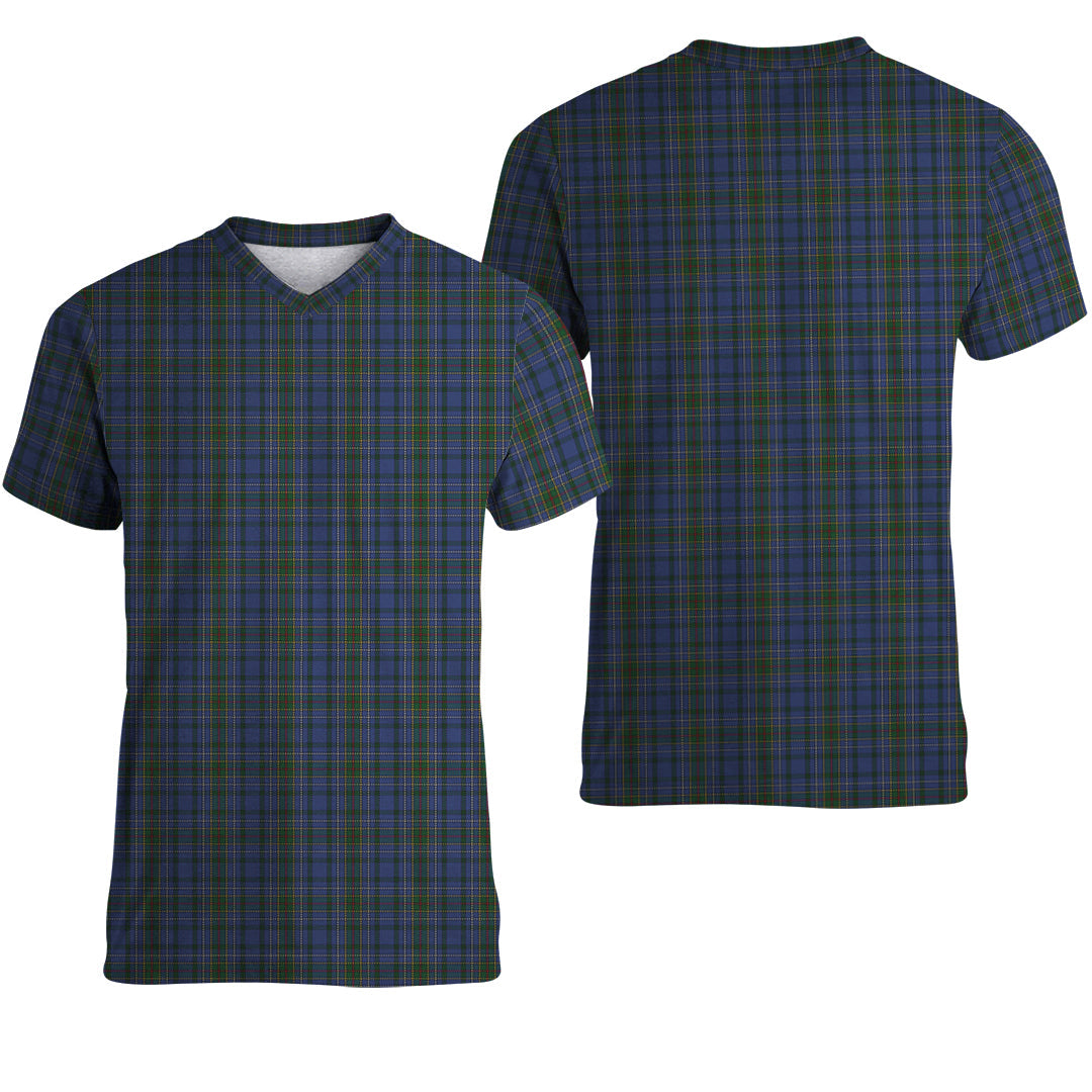 Printivon Cockburn Blue Tartan T Shirt