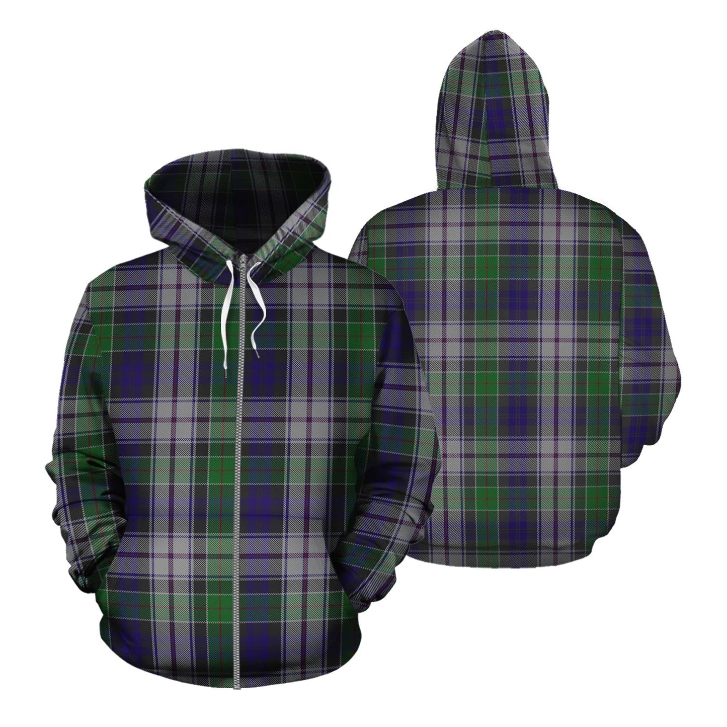 Printivon Colquhoun Dress Tartan Hoodie